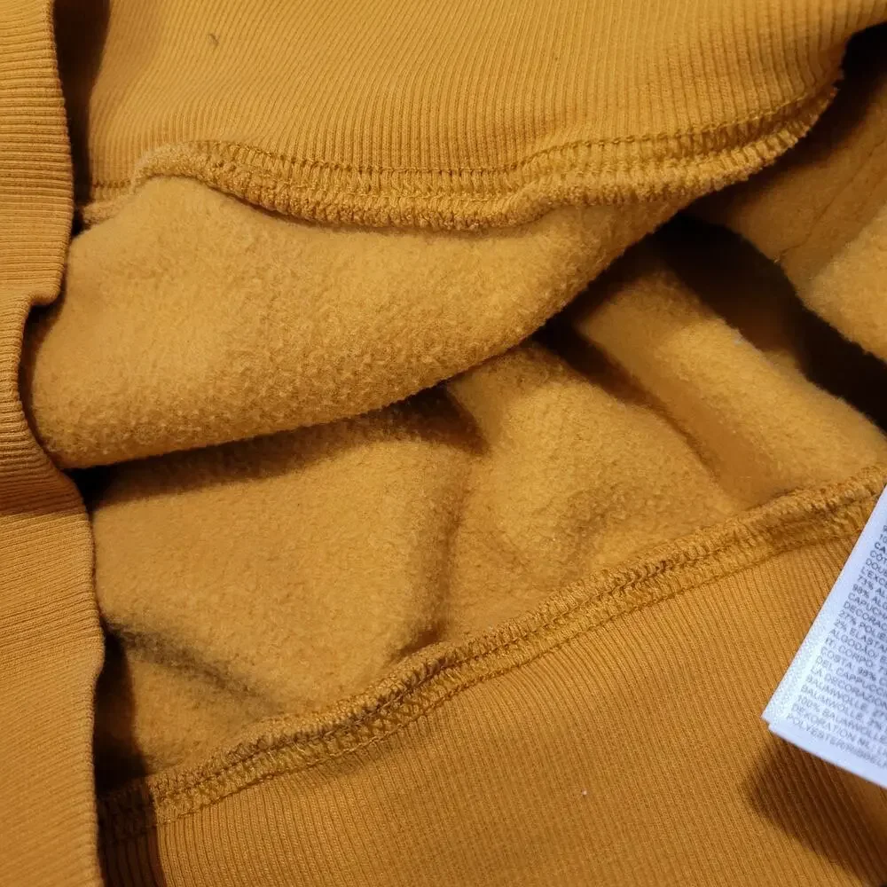 The North Face Yellow Logo Half Dome Pullover Hoodie Men's Medium